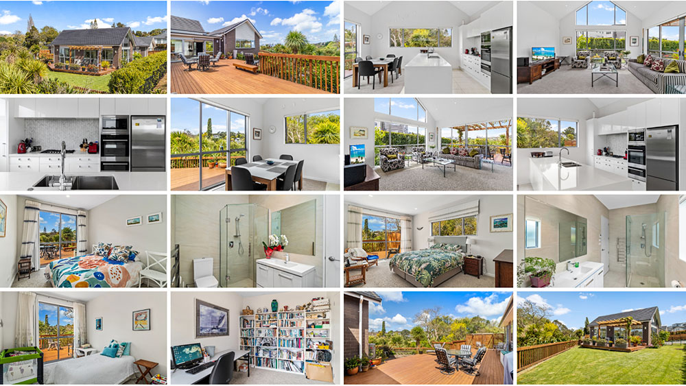 collage of real estate photos